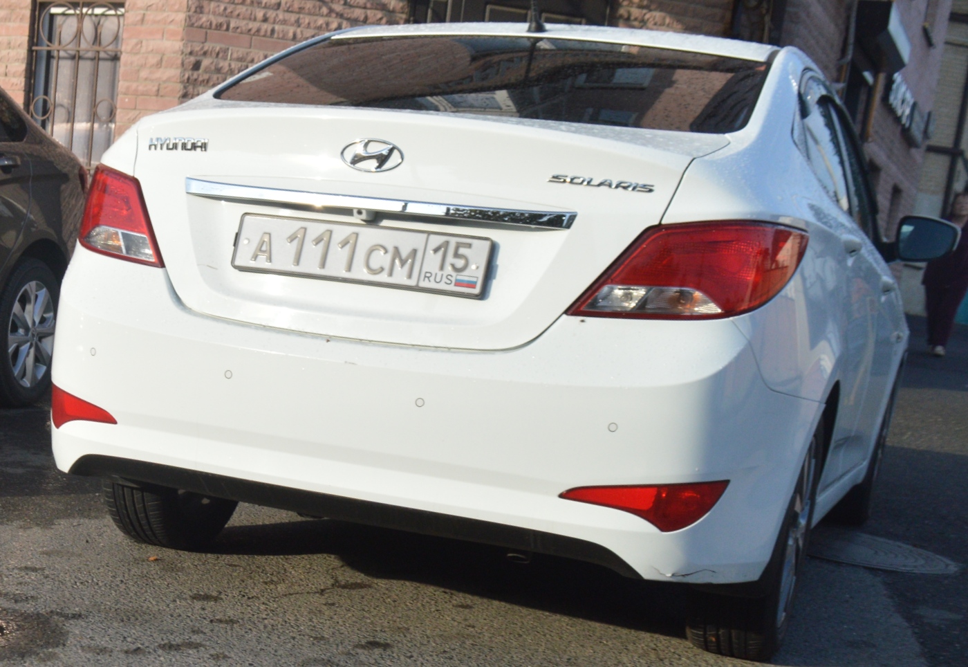 а 111 см 15, Hyundai Solaris 1st gen Sedan (RB), facelift, 2014–2017