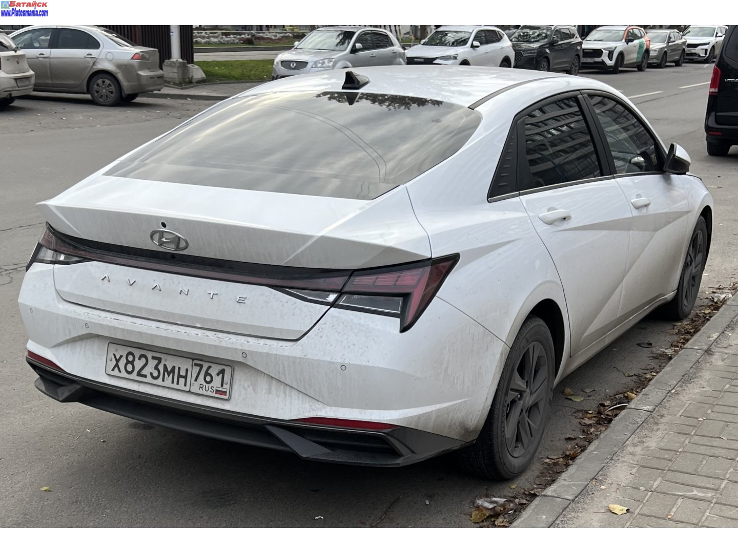 х 823 мн 761, Hyundai Avante 