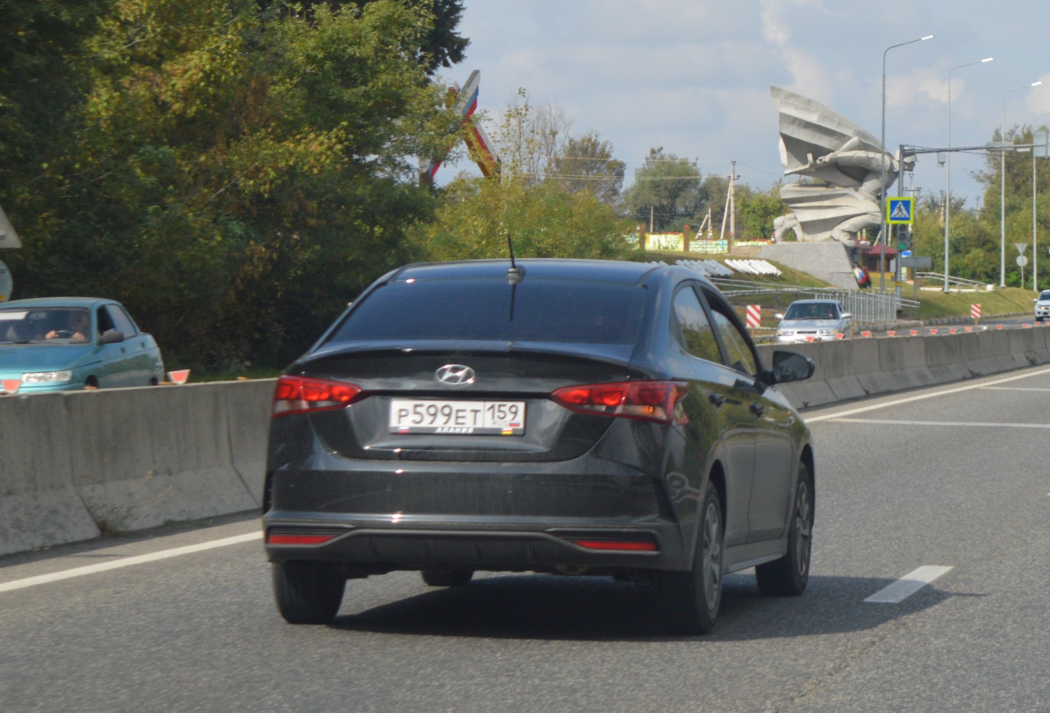 р 599 ет 159, Hyundai Solaris 2nd gen (HCR), facelift, 2020–2022 (Solaris HS for RU-market since 2024)