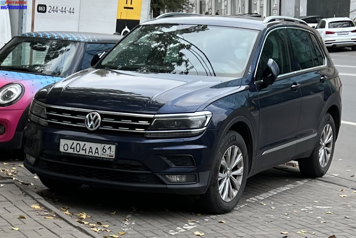 о 404 аа 61, Volkswagen Tiguan 2nd gen (AD/AX/Allspace/L), 2016–2021