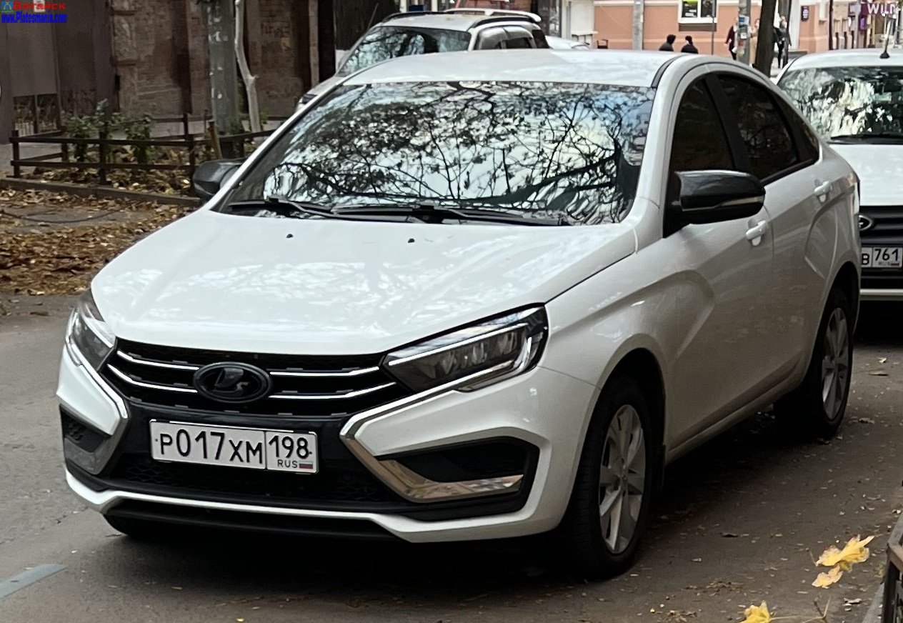 р 017 хм 198, Lada (VAZ) Vesta 1st gen Sedan (GFL), facelift, 2022–