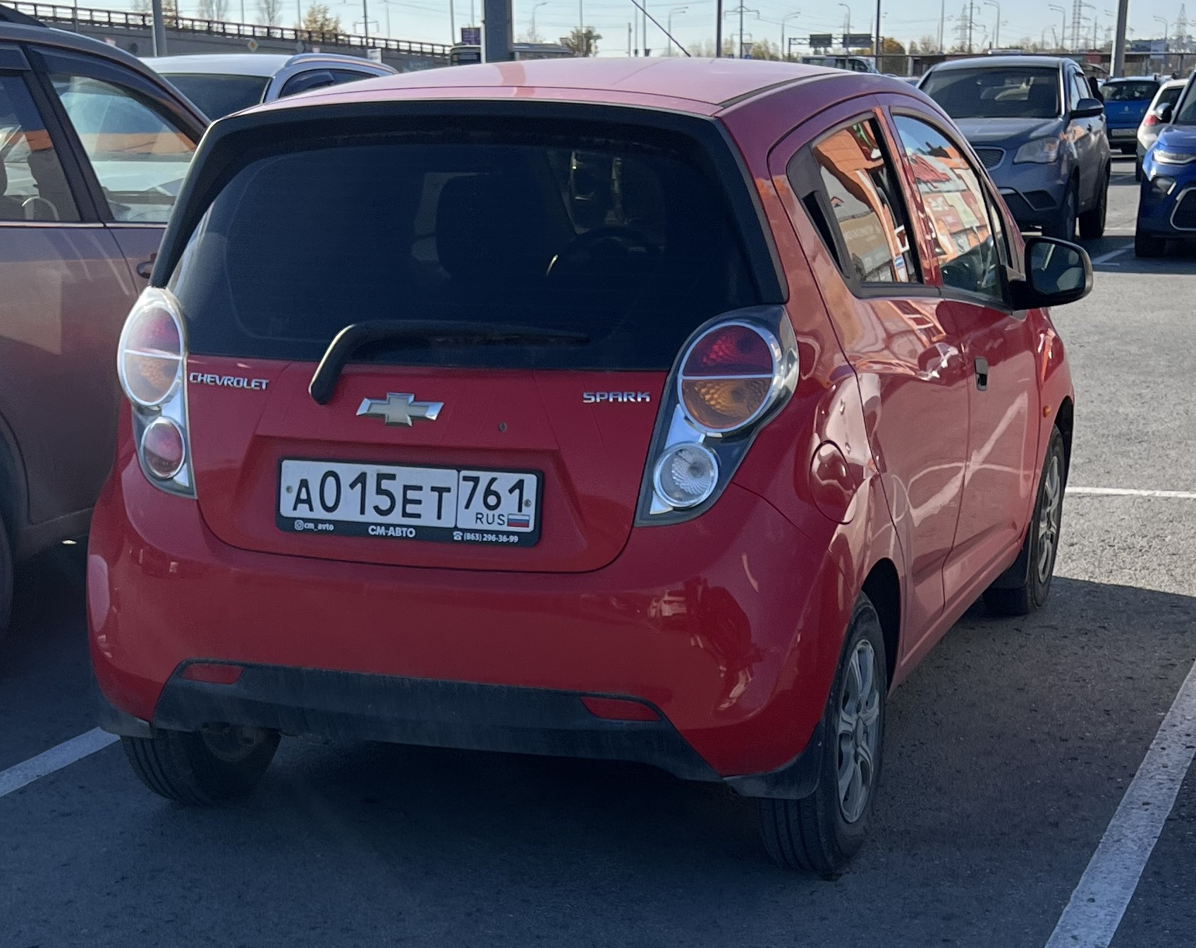а 015 ет 761, Chevrolet Spark 