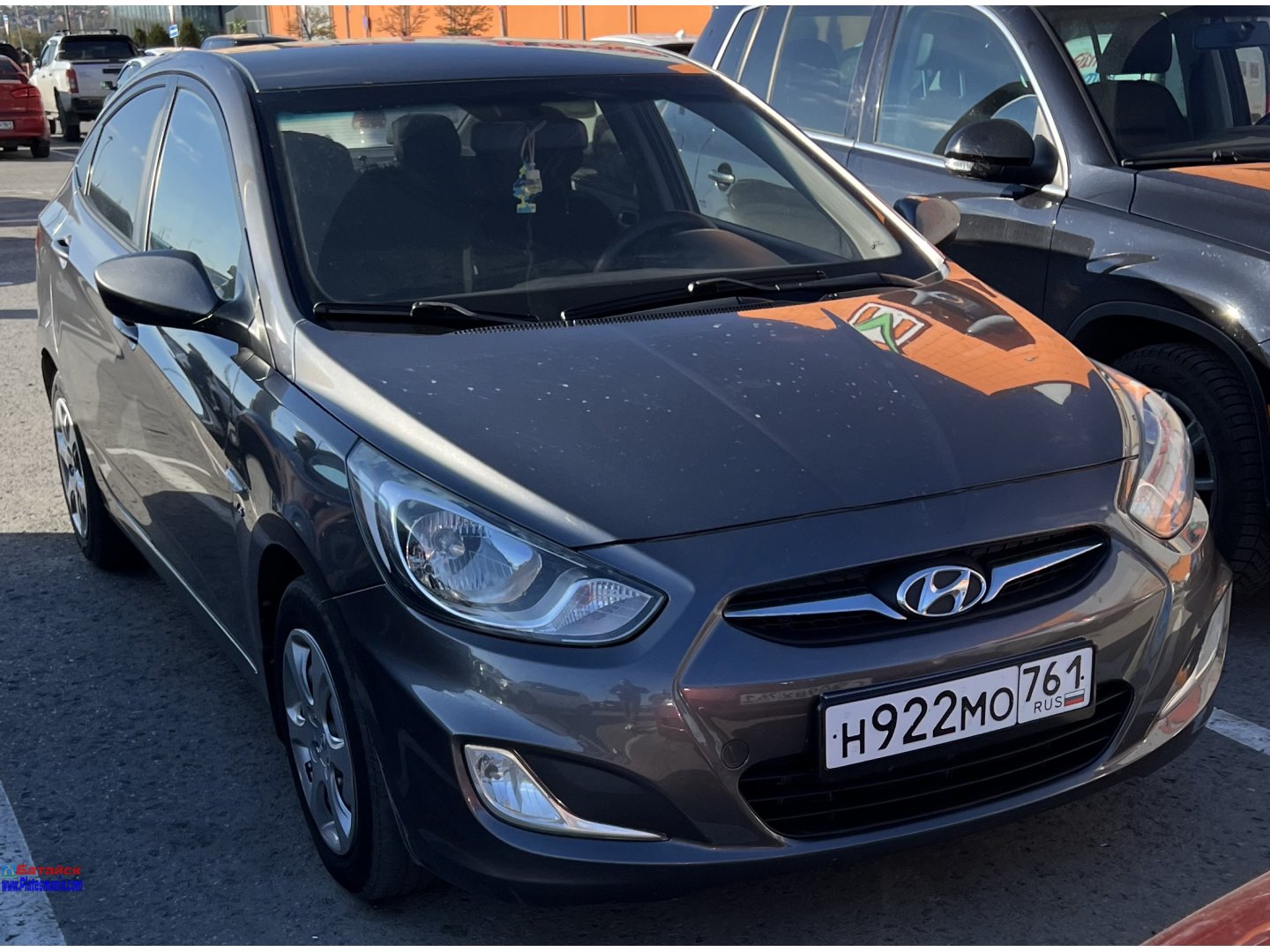 н 922 мо 761, Hyundai Solaris 1st gen Sedan (RB), 2011–2014