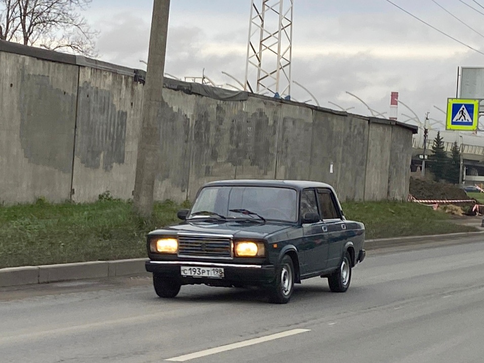 с 193 рт 198, Lada (VAZ) 2107 Жигули (Nova / Riva / Signet / 1500), 1982–2014