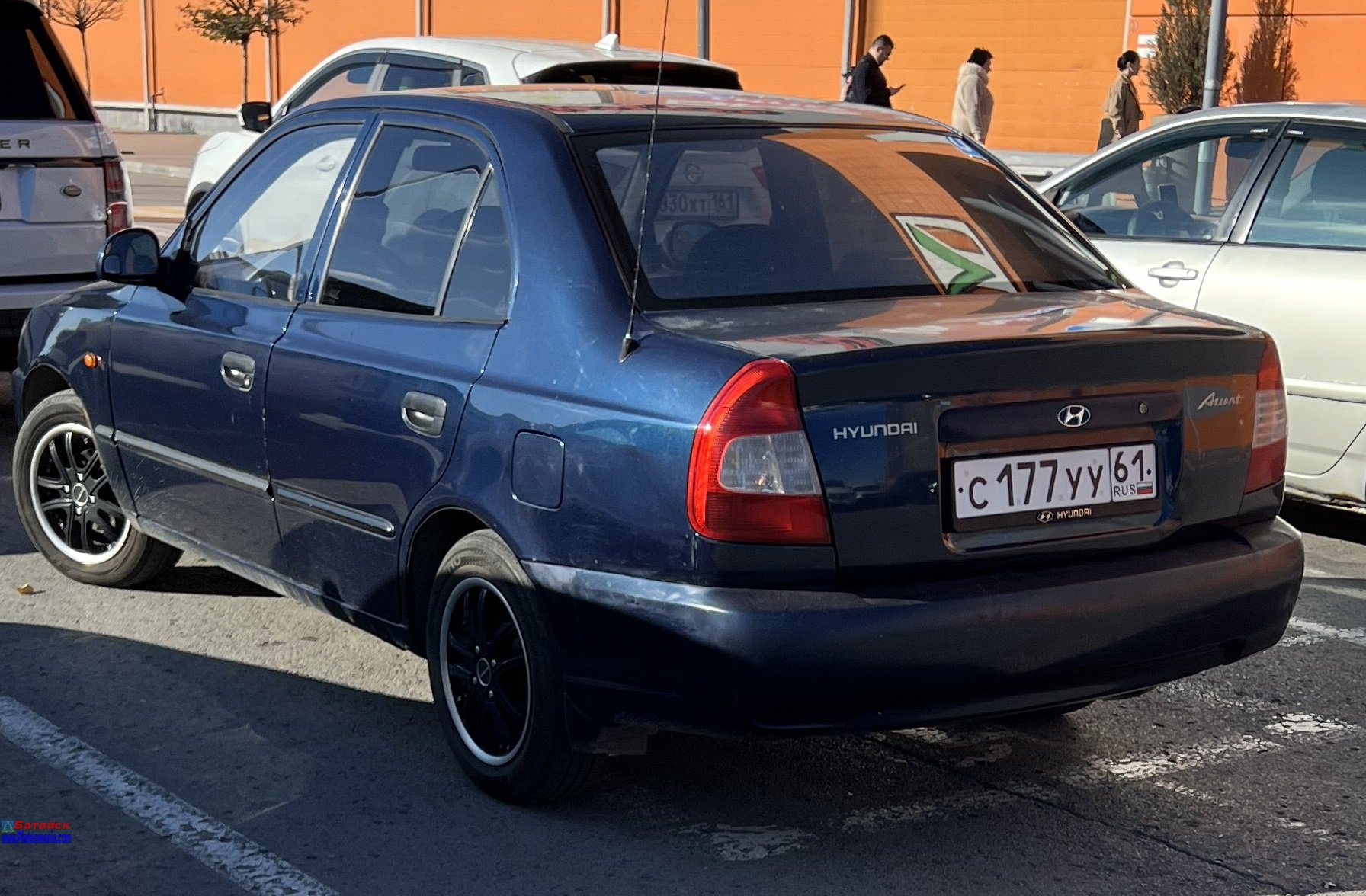 с 177 уу 61, Hyundai Accent 2nd gen Sedan (LC), 1999–2003 (–2016 for others)