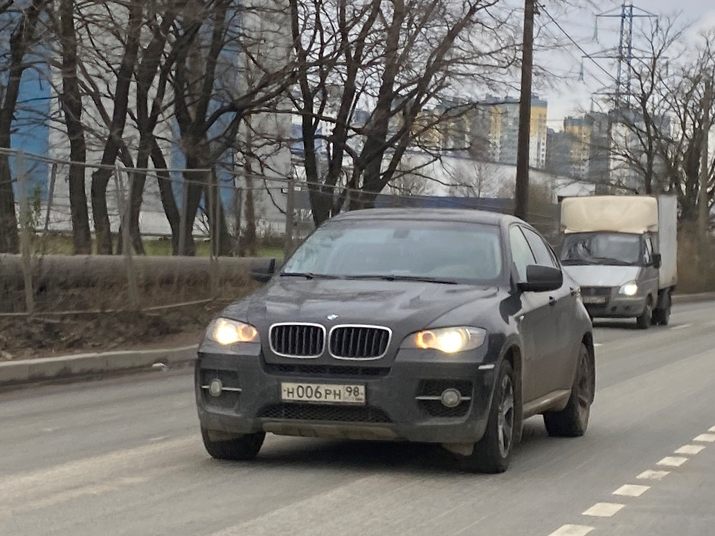 н 006 рн 98, BMW X6 1st gen (E71), 2008–2014
