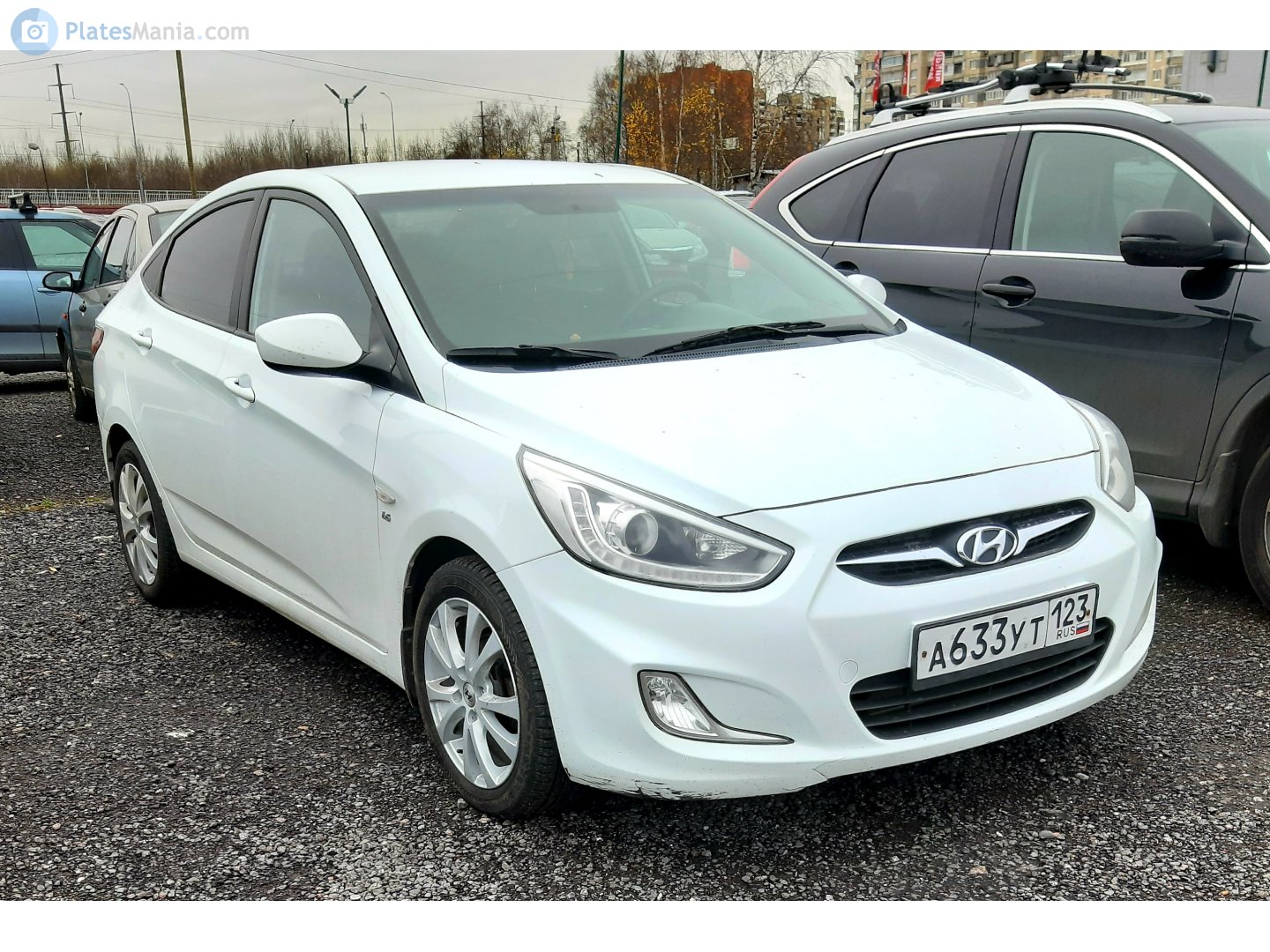 а 633 ут 123, Hyundai Solaris 1st gen Sedan (RB), 2011–2014