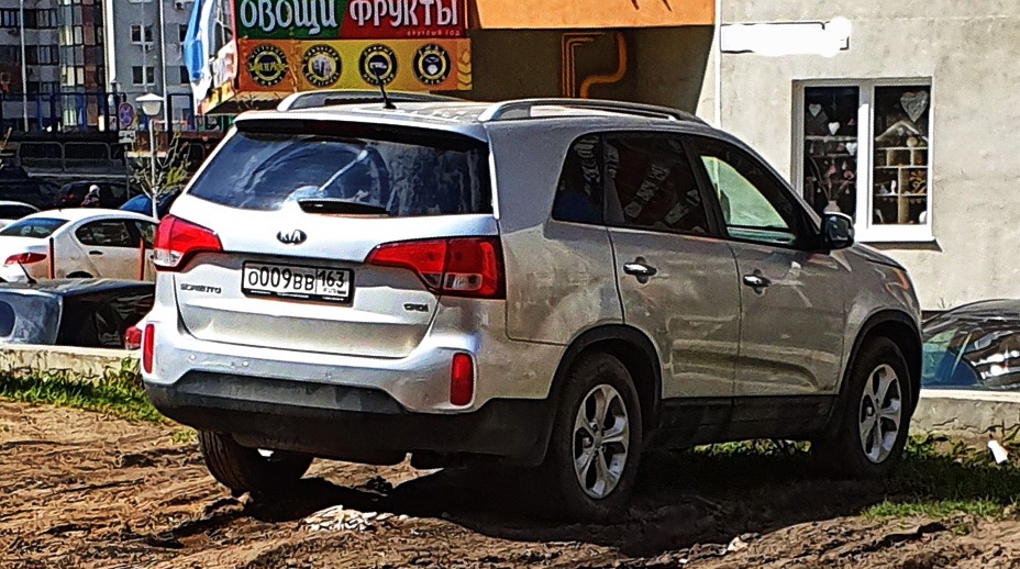о 009 вв 163, Kia Sorento 2nd gen (XM), facelift, 2012–2015 (­–2020 for CIS-market)