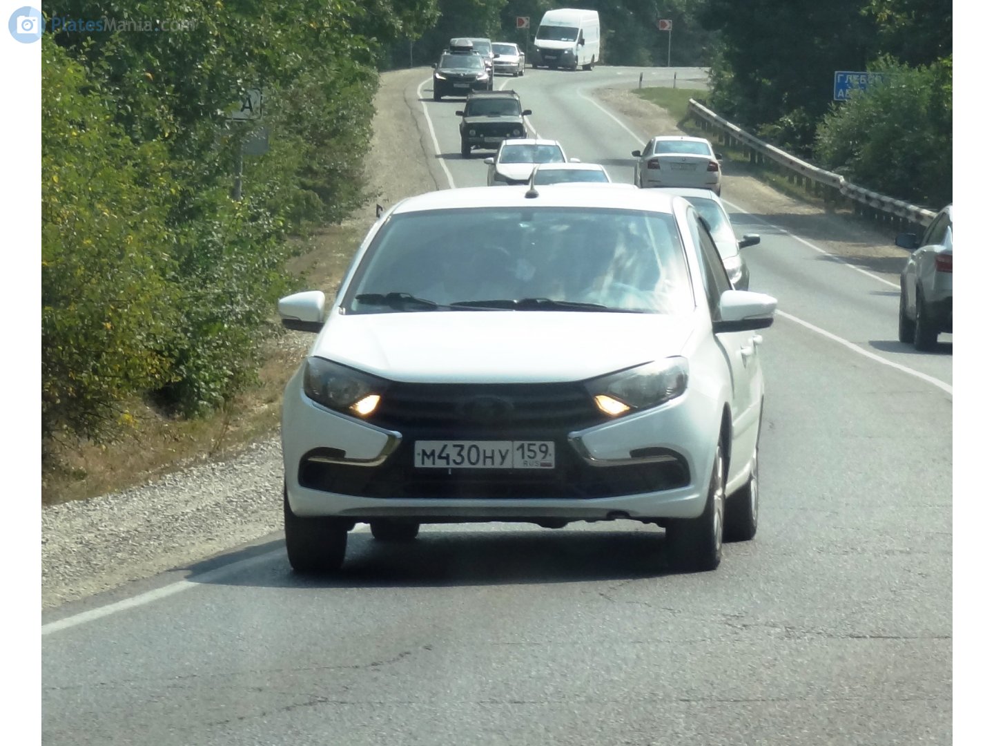 м 430 ну 159, Lada (VAZ) 2190 Granta 2190, facelift, 2018–