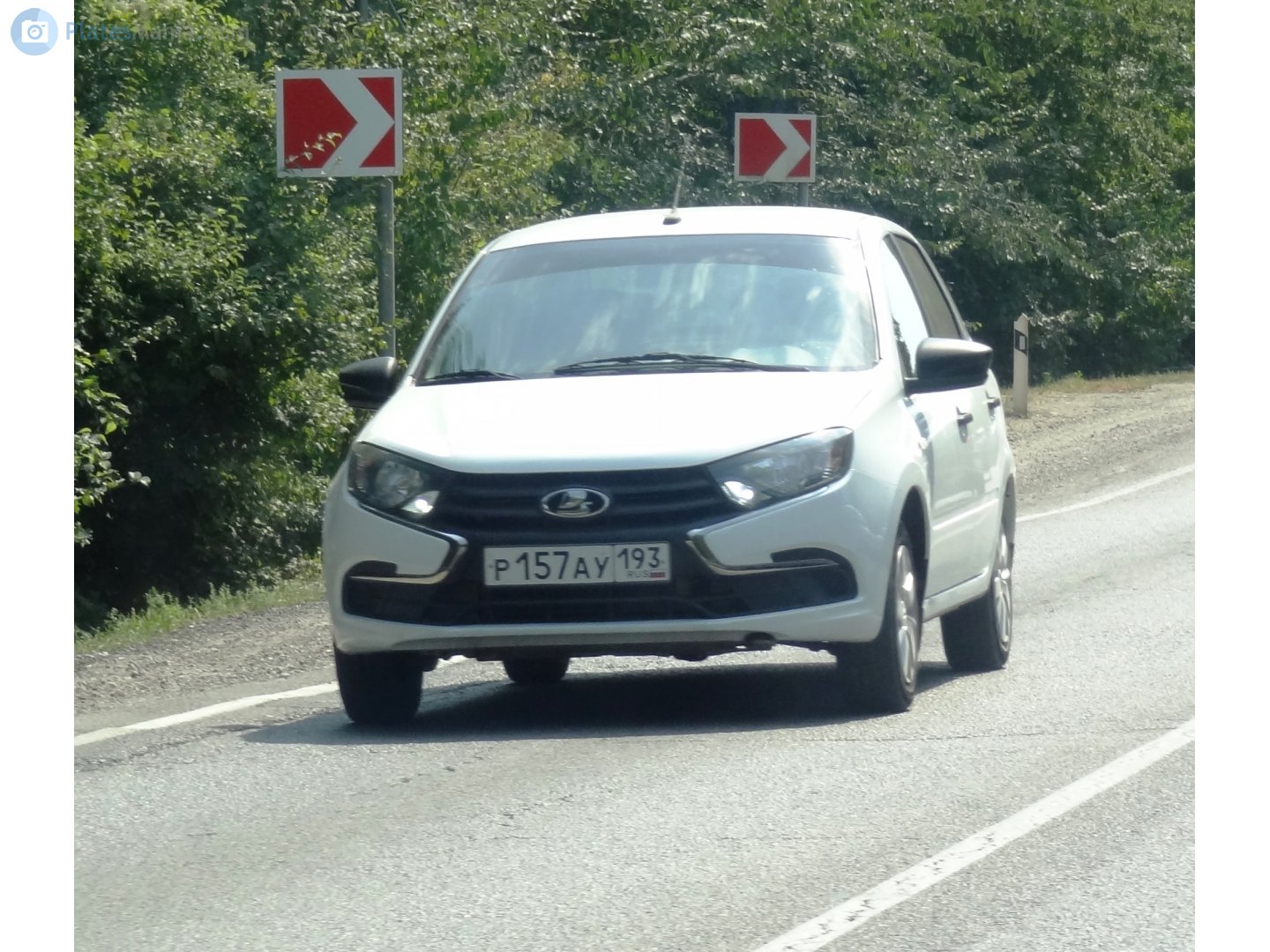 р 157 ау 193, Lada (VAZ) 2190 Granta 2190, facelift, 2018–