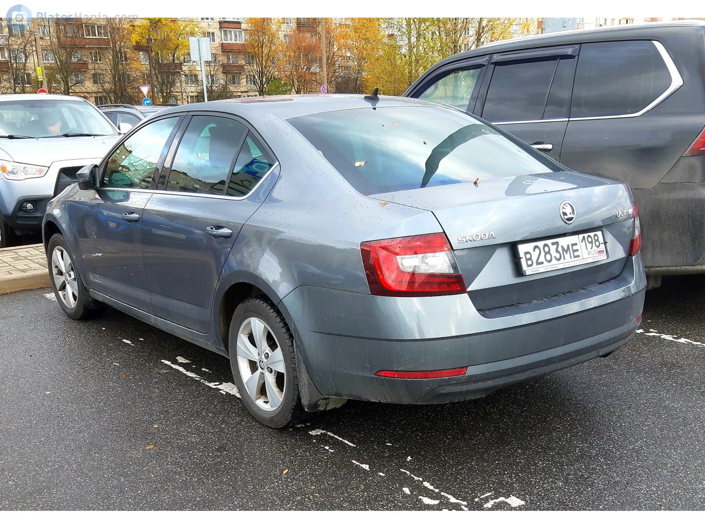 в 283 ме 198, Skoda Octavia 3rd gen Liftback (A7/5E3), facelift, 2017–2022 (–2023 for CN-market)