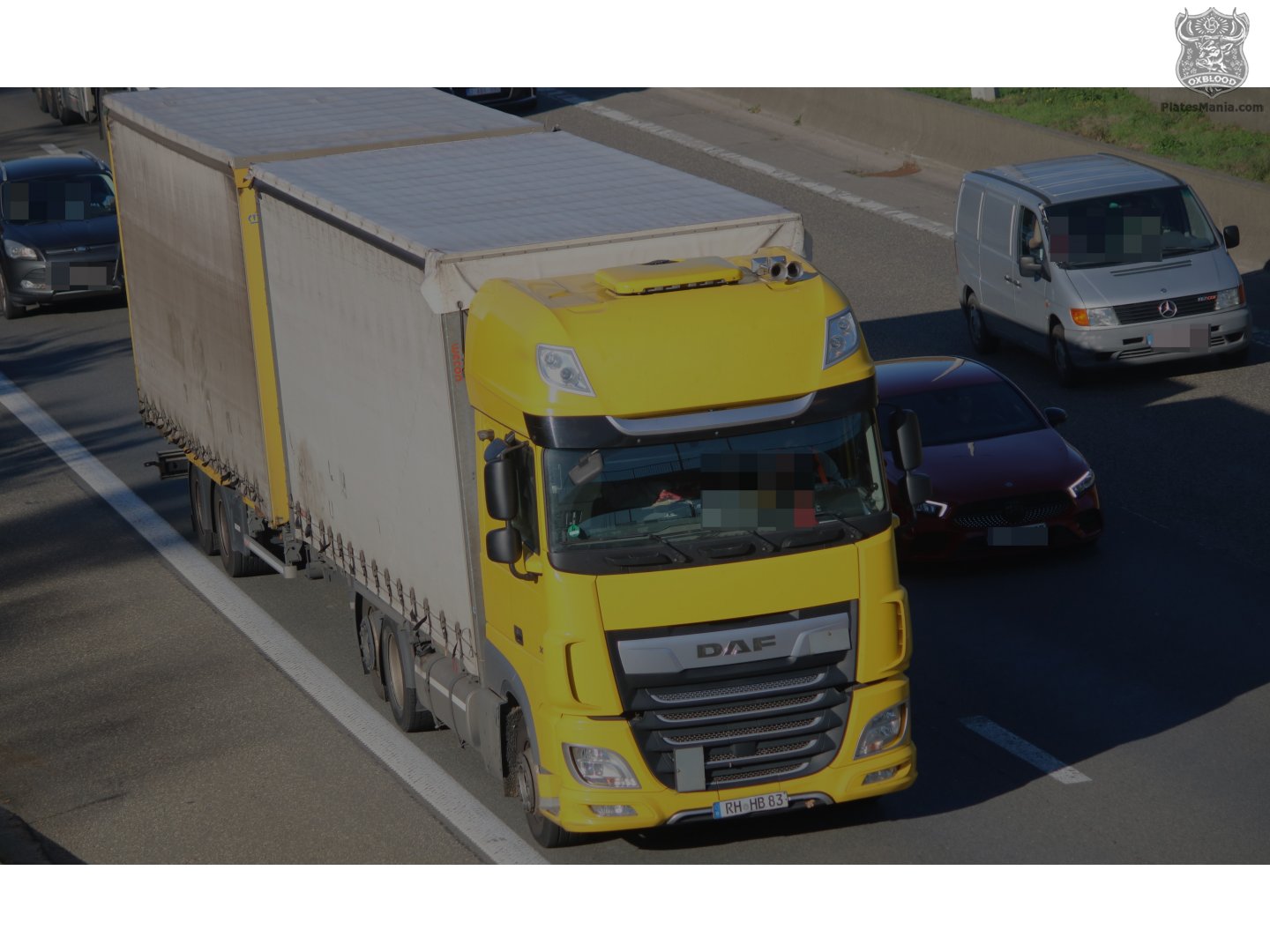 RH HB 83, DAF XF 4th gen, facelift, 2017–