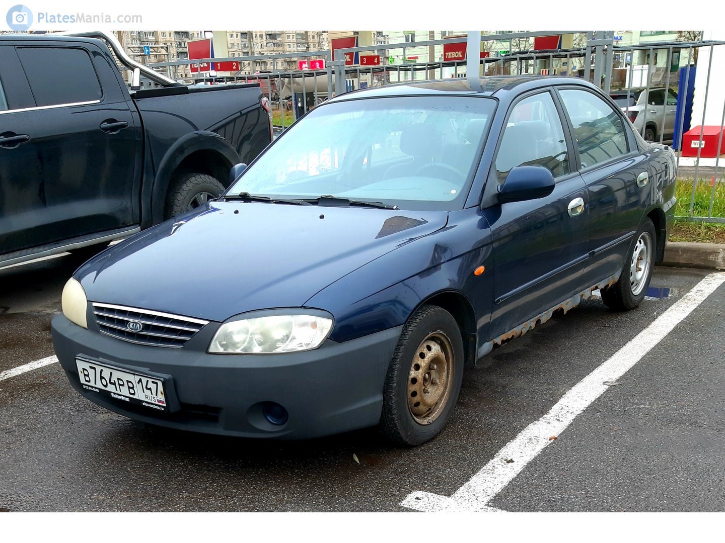 в 764 рв 147, Kia Spectra 