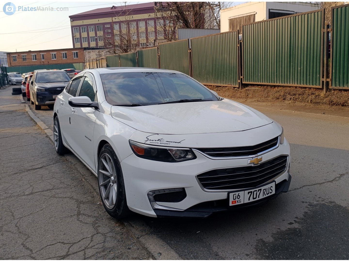 06 707 RUS, Chevrolet Malibu 6th gen (XL) (E2XX), 2016–