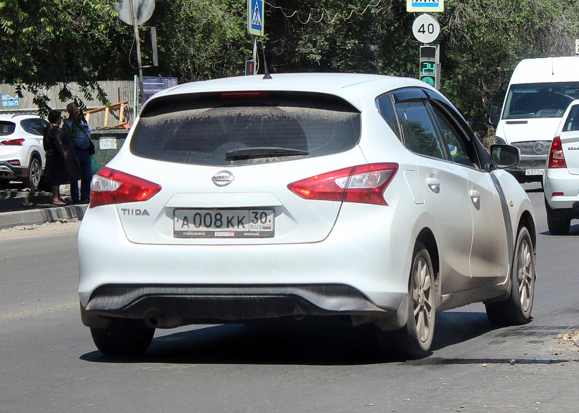 а 008 кк 30, Nissan Tiida 