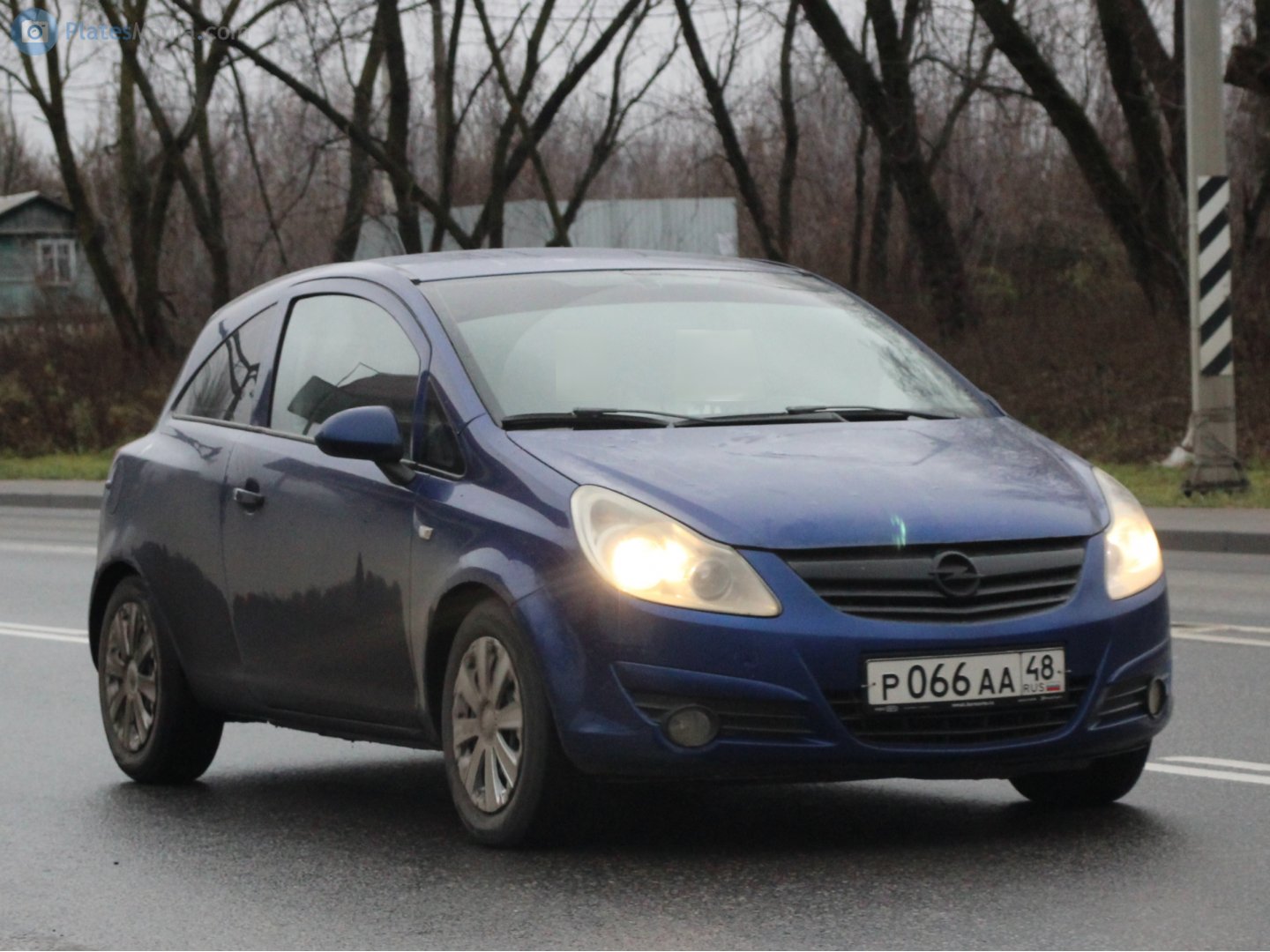 р 066 аа 48, Opel Corsa 4th gen 3-door Hatch (D; S07), 2006–2015