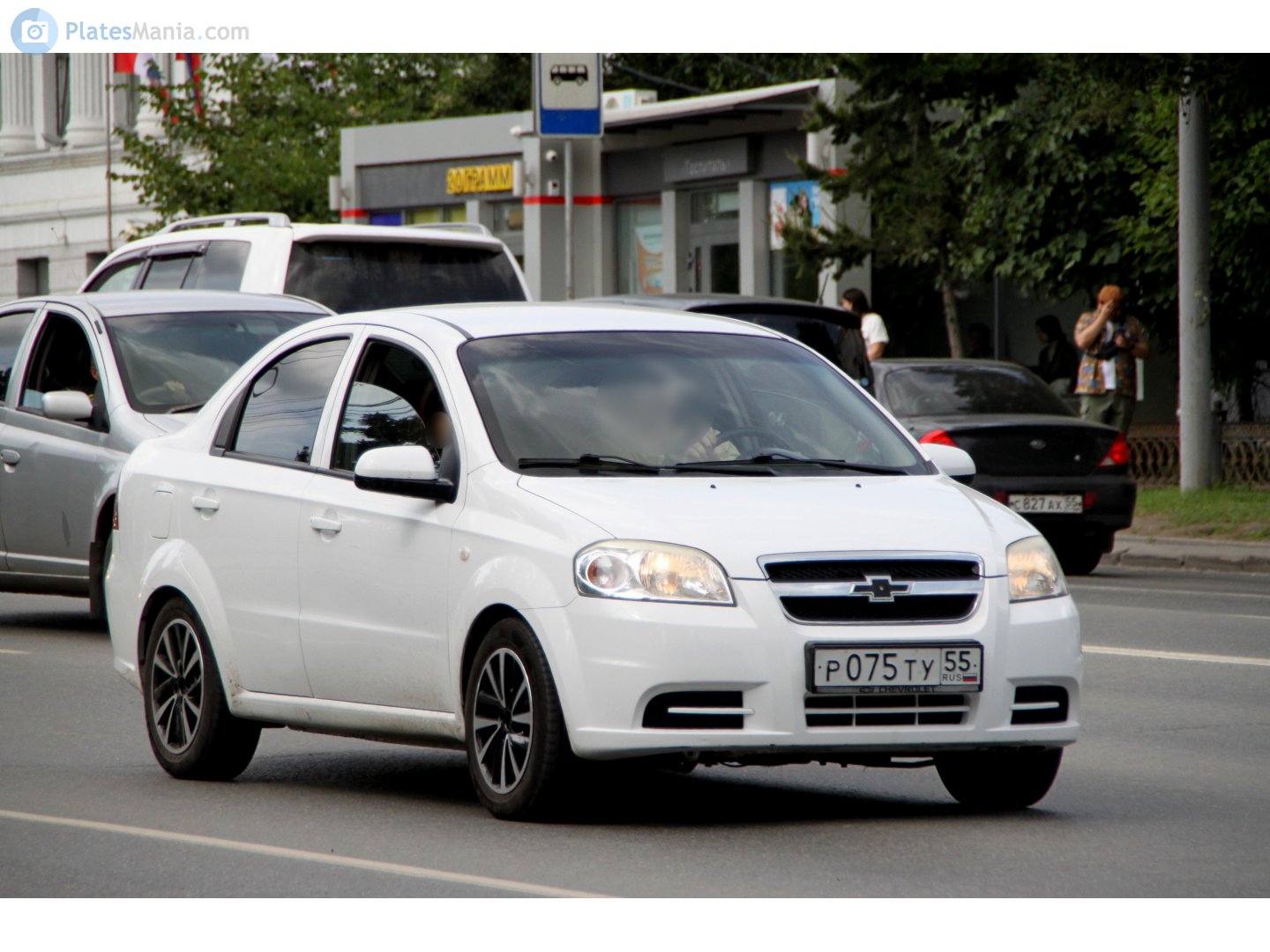 р 075 ту 55, Chevrolet Aveo 1st gen Sedan (T250), facelift, 2006–2016