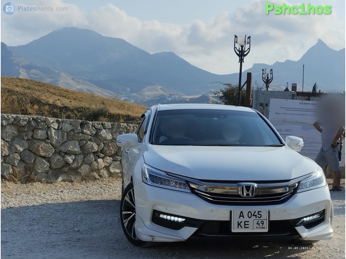 а 045 ке 49, Honda Accord 10th gen (CV), 2017–2023