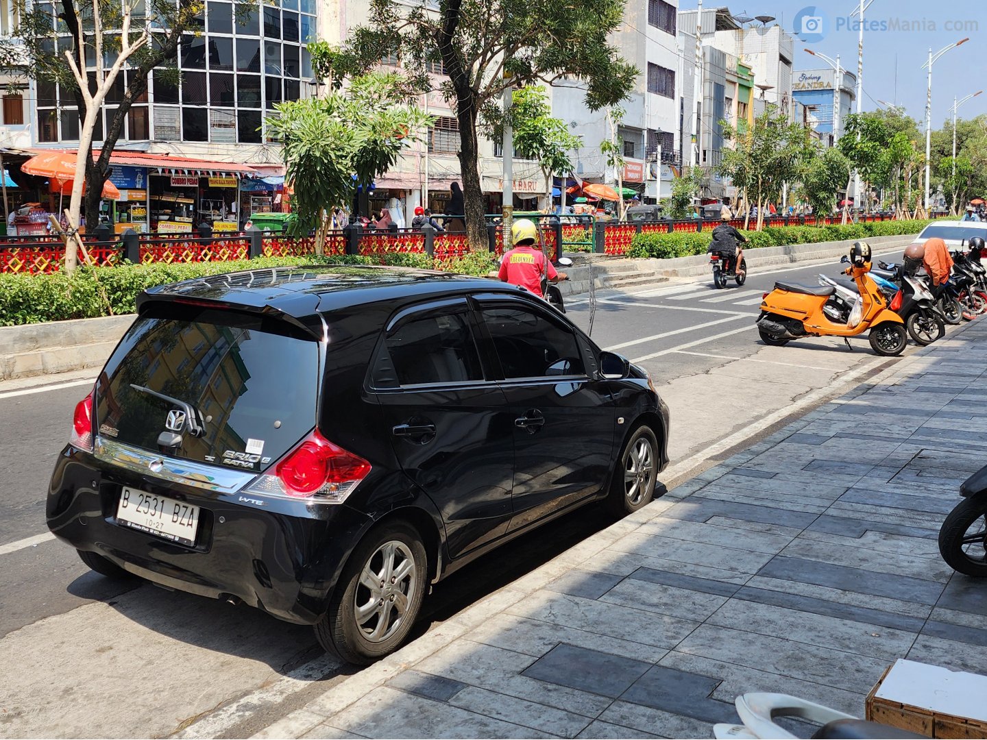 B 2531 BZA, Honda Brio 1st gen Hatch (DD1/DD2), facelift, 2016–2020