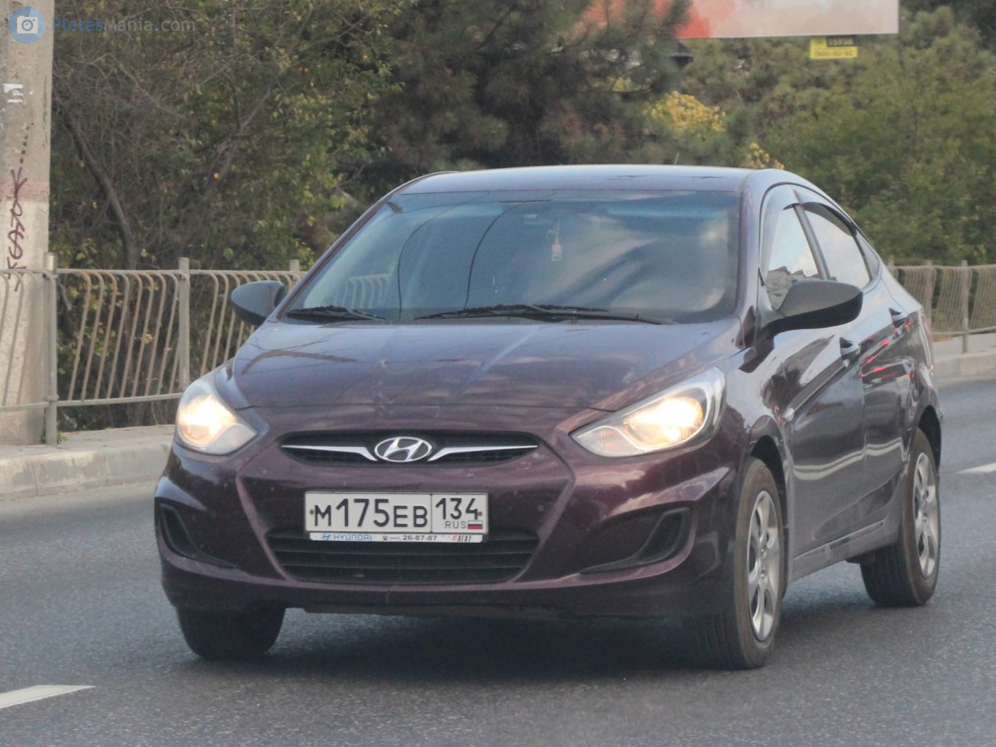 м 175 ев 134, Hyundai Solaris 1st gen Sedan (RB), 2011–2014