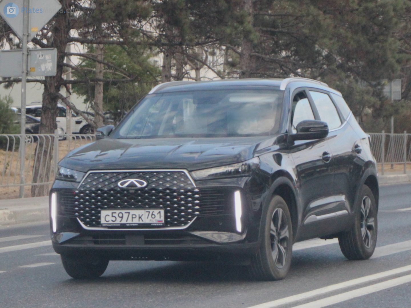 с 597 рк 761, Chery (Chirey) Tiggo 4 1st gen, 3rd facelift, 2024–