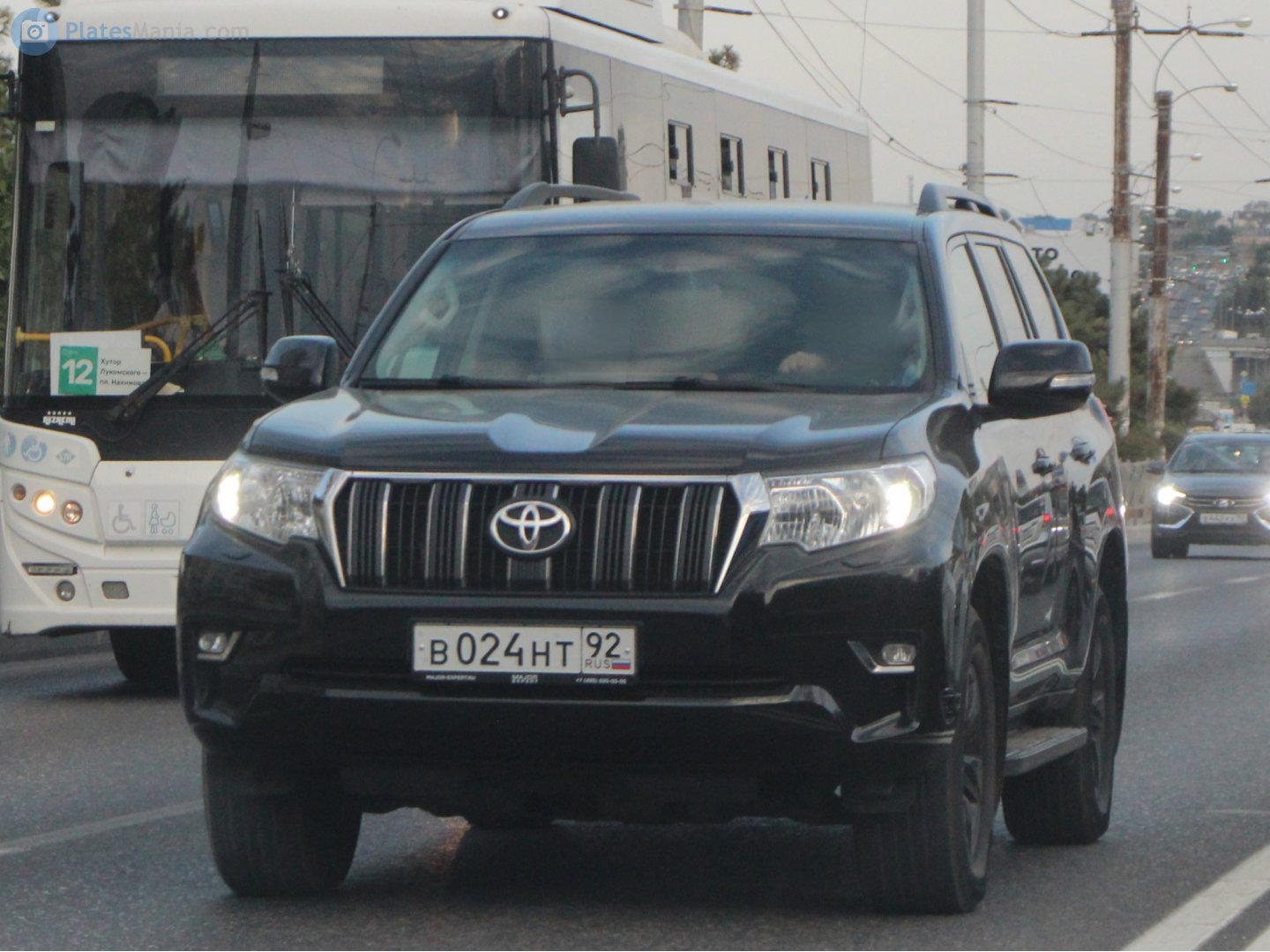 в 024 нт 92, Toyota Land Cruiser Prado 4th gen 5-door SUV (J150), 2nd facelift, 2017–2023