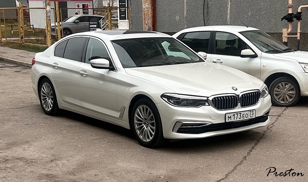 м 173 ео 73, BMW 5 Series 7th gen Sedan (G30/G38), 2017–2020