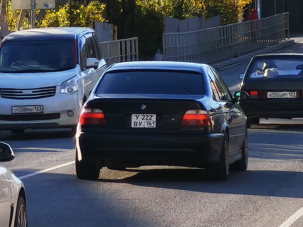 у 222 ву 161, BMW 5 Series 4th gen Sedan (E39), 1995–2003