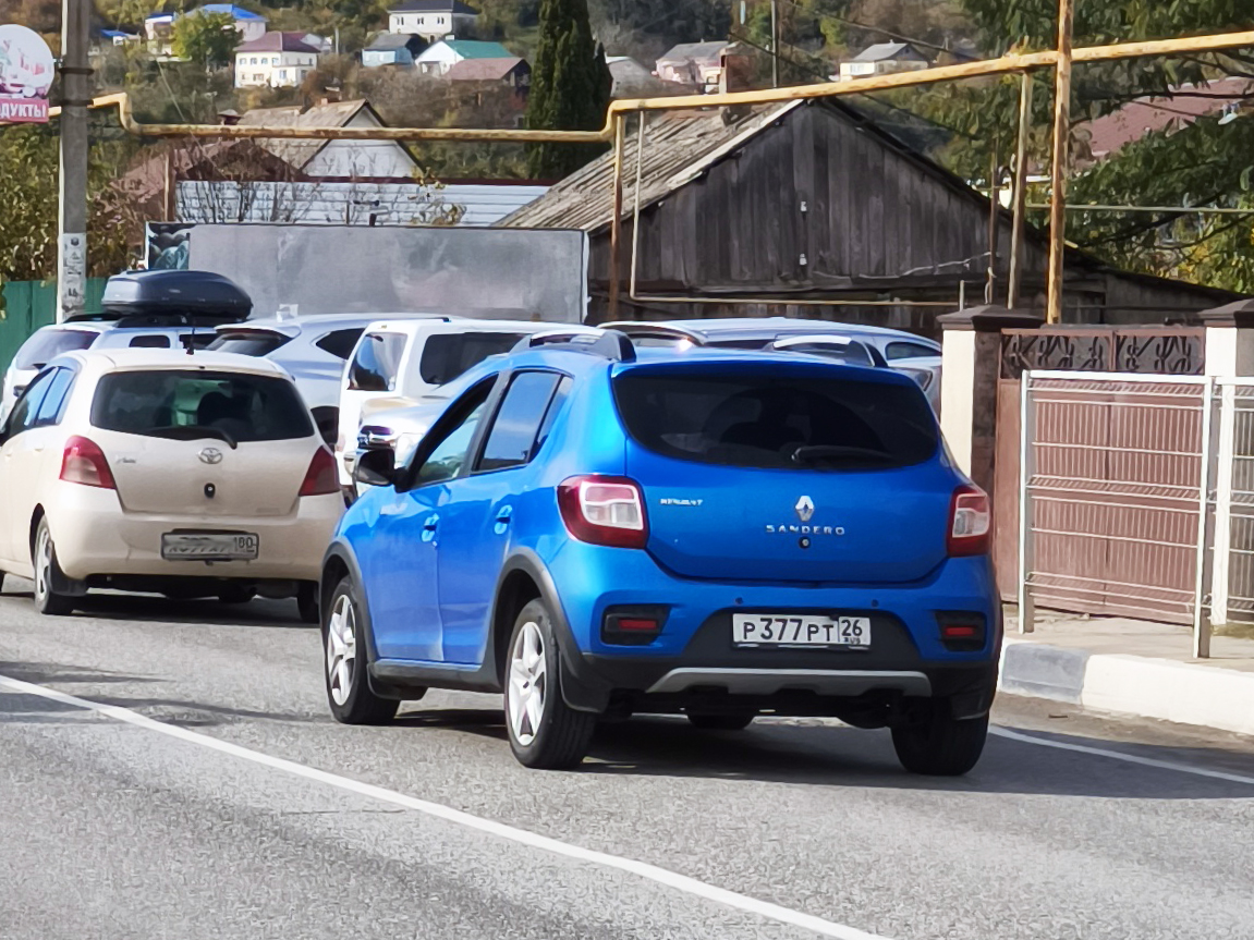 р 377 рт 26, Renault Sandero 2nd gen Stepway (B52), 2013­–