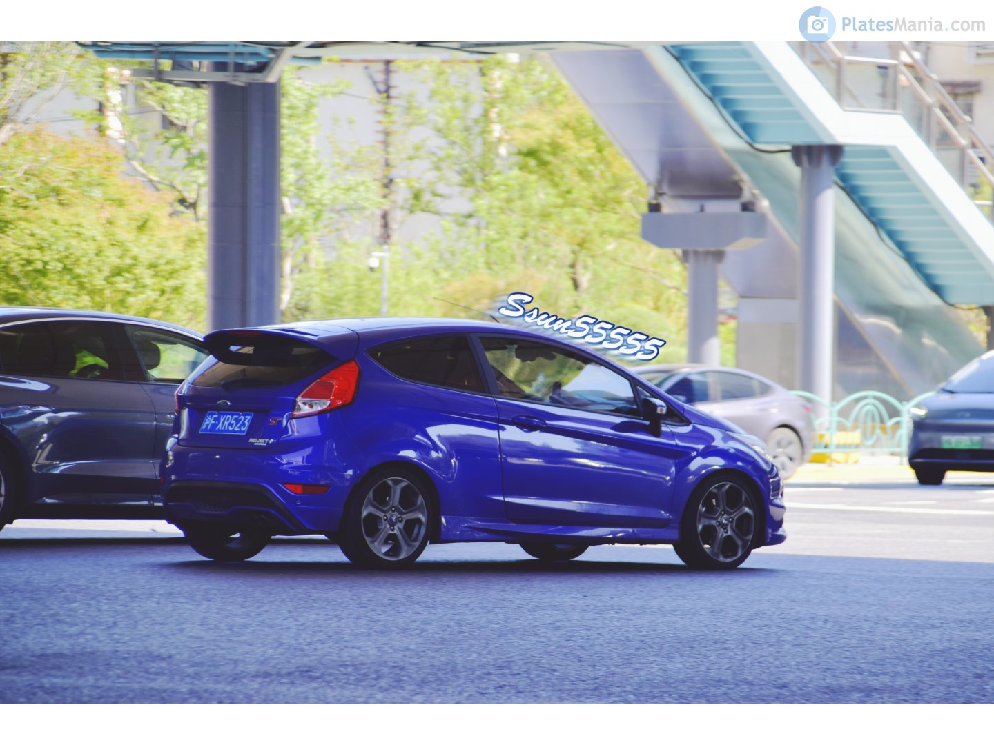 沪F·XR523, Ford Fiesta 6th gen 3-door Hatch (B299; JA8), facelift, 2012–2017