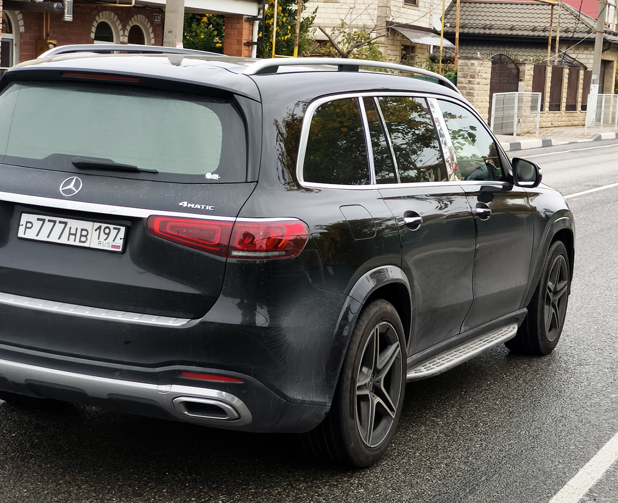 р 777 нв 197, Mercedes-Benz GLS-Klasse 2nd gen (X167), 2019–2023