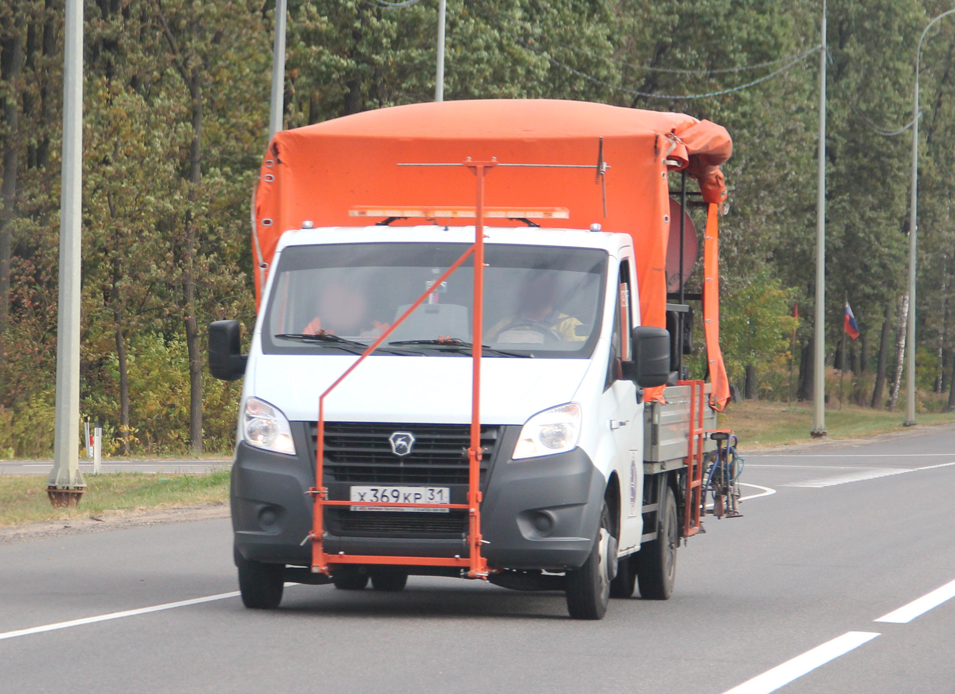 х 369 кр 31, GAZ ГАЗель Next Single Cab Truck (A21, A23, C41), 2013–