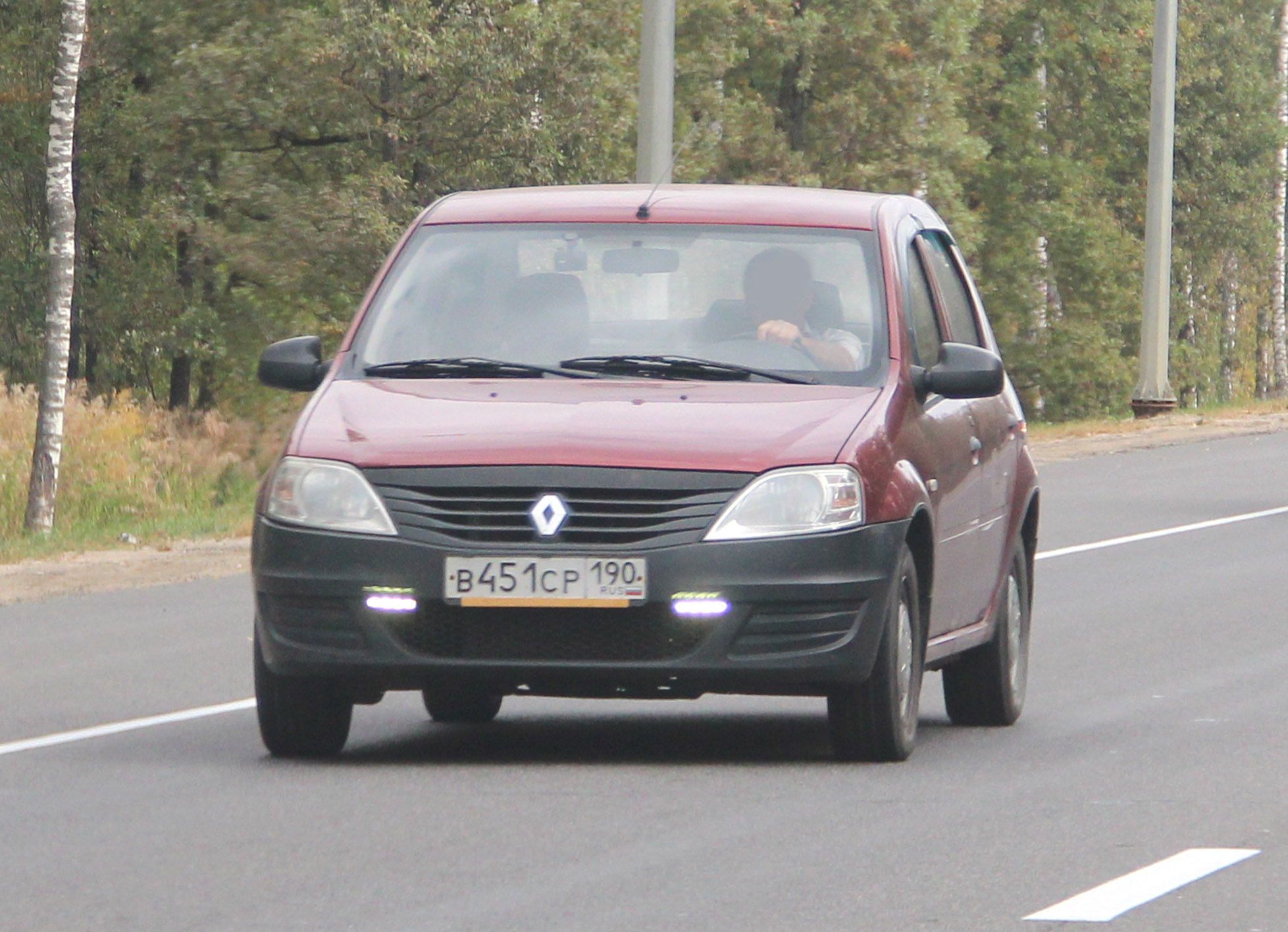 в 451 ср 190, Renault Logan 1st gen Sedan (LS0*/LS1*), facelift, 2009–2016
