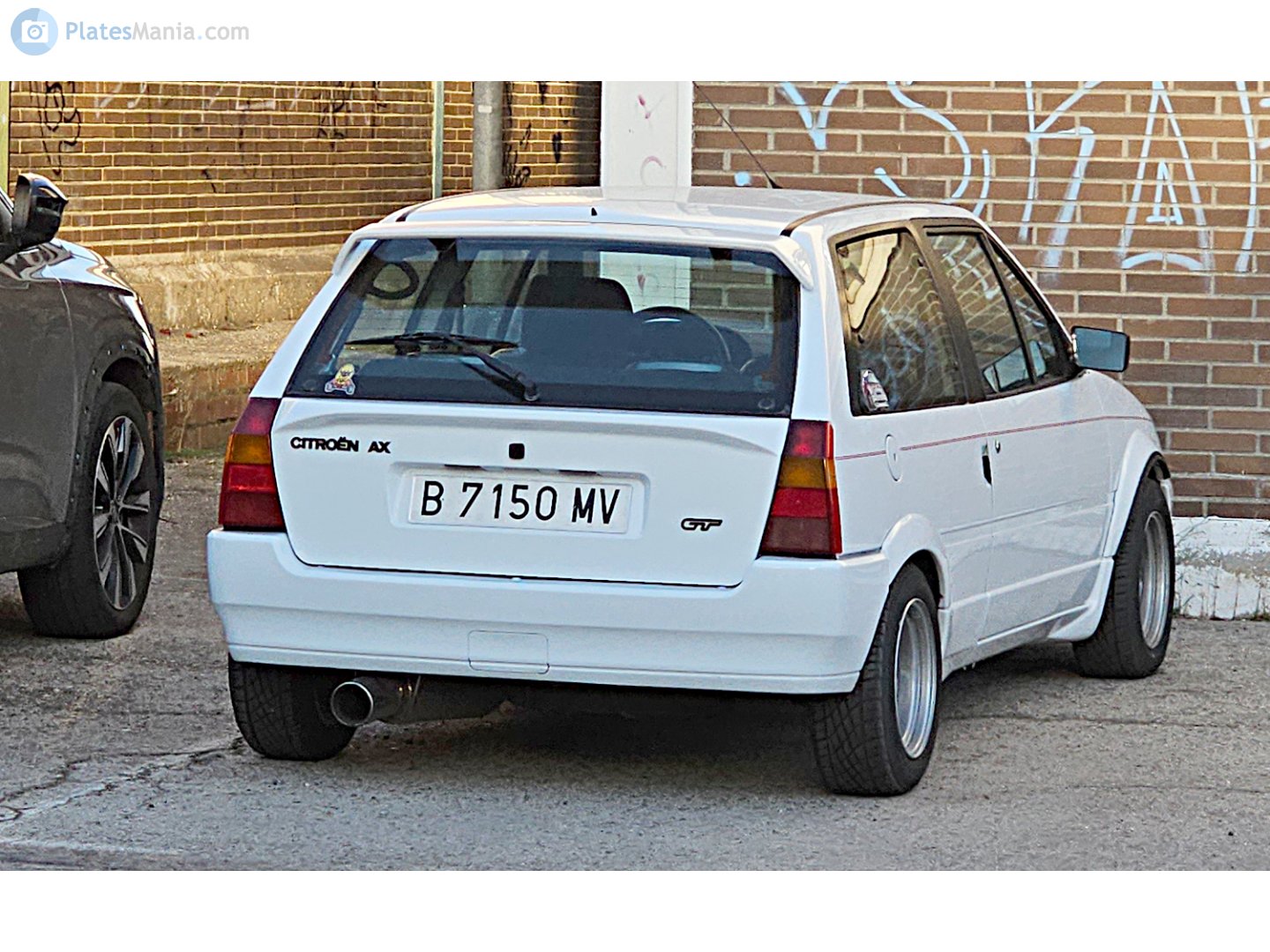 B 7150 MV, Citroёn AX 1st gen 3-door Hatch (S9), 1986–1998