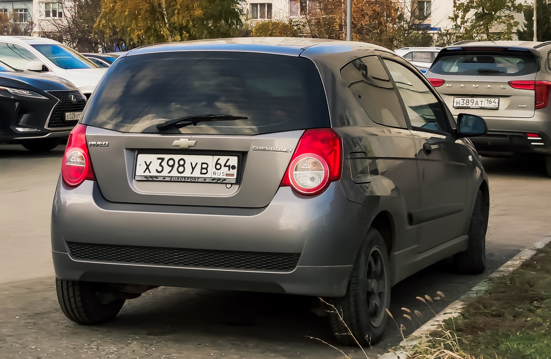 х 398 ув 64, Chevrolet Aveo 1st gen 3-door Hatch (T250), facelift, 2008–2016