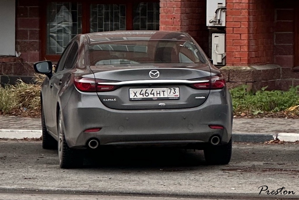 х 464 нт 73, Mazda 6 3rd gen Sedan (GL), facelift, 2018–2024