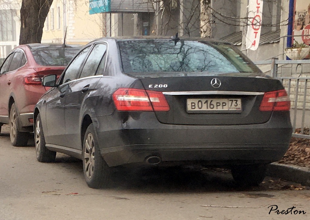 в 016 рр 73, Mercedes-Benz E-Klasse 4th gen Sedan (W212), facelift, 2013­–2016