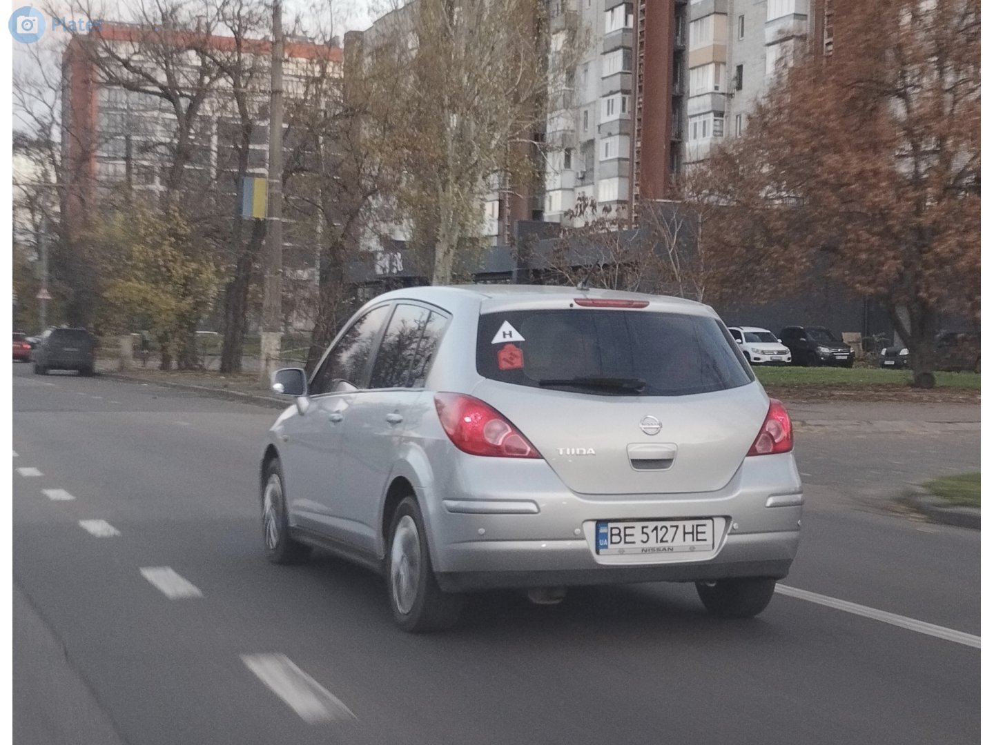 BE 5127 HE, Nissan Tiida 