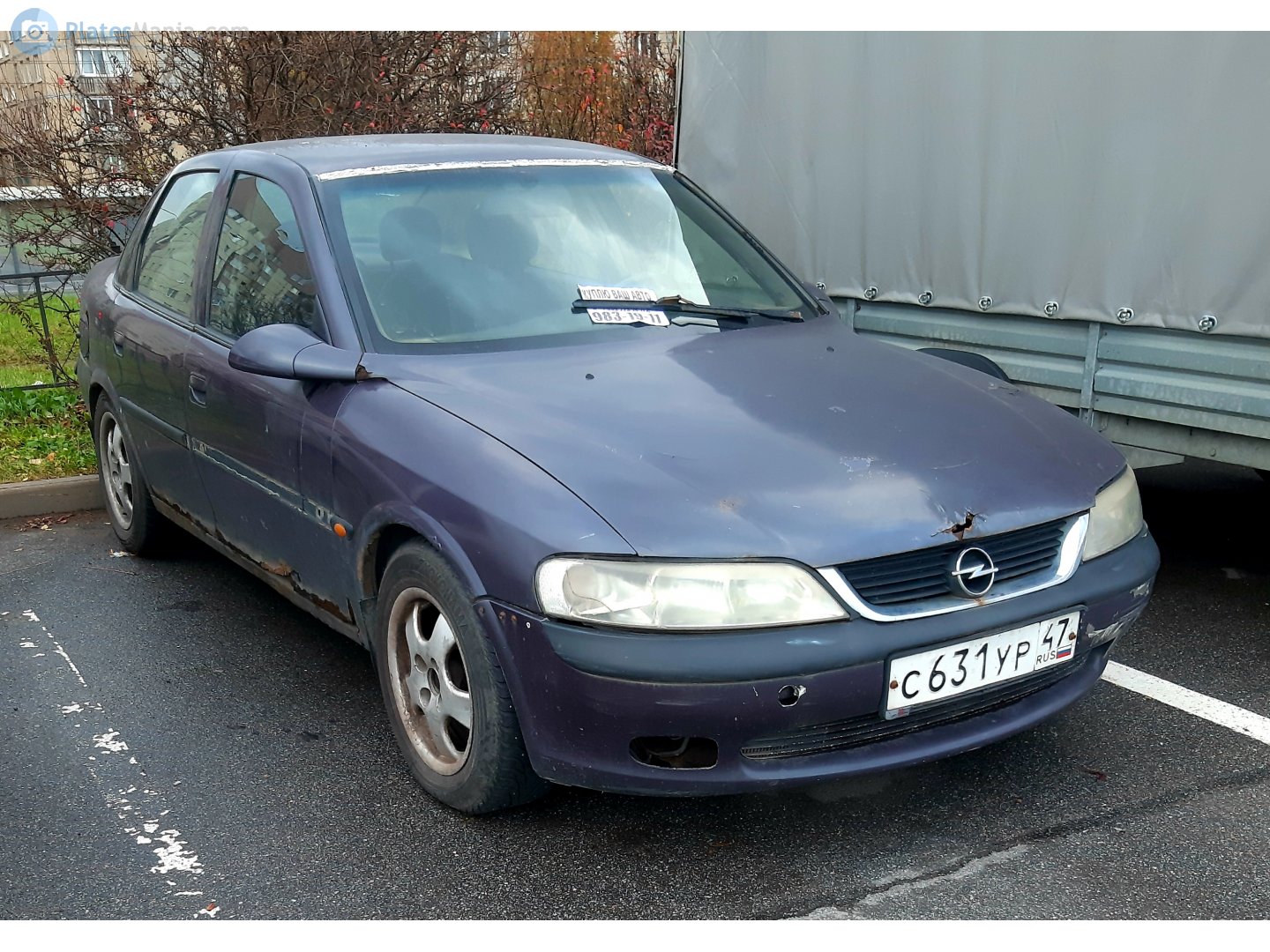 с 631 ур 47, Opel Vectra 2nd gen Sedan (B; J96), 1995–2002