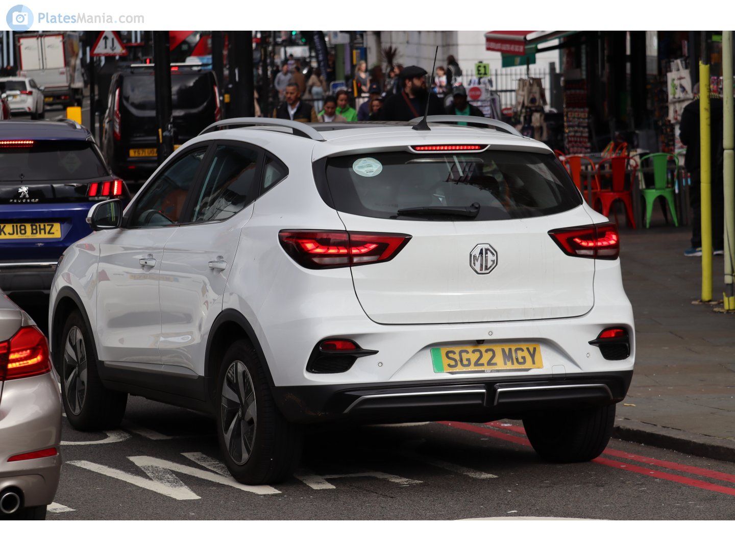 SG22MGY, MG ZS SUV 1st gen EV (ZS11), facelift, 2021–