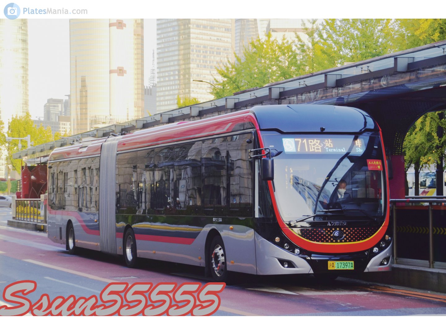 沪A·17397A, Yutong 