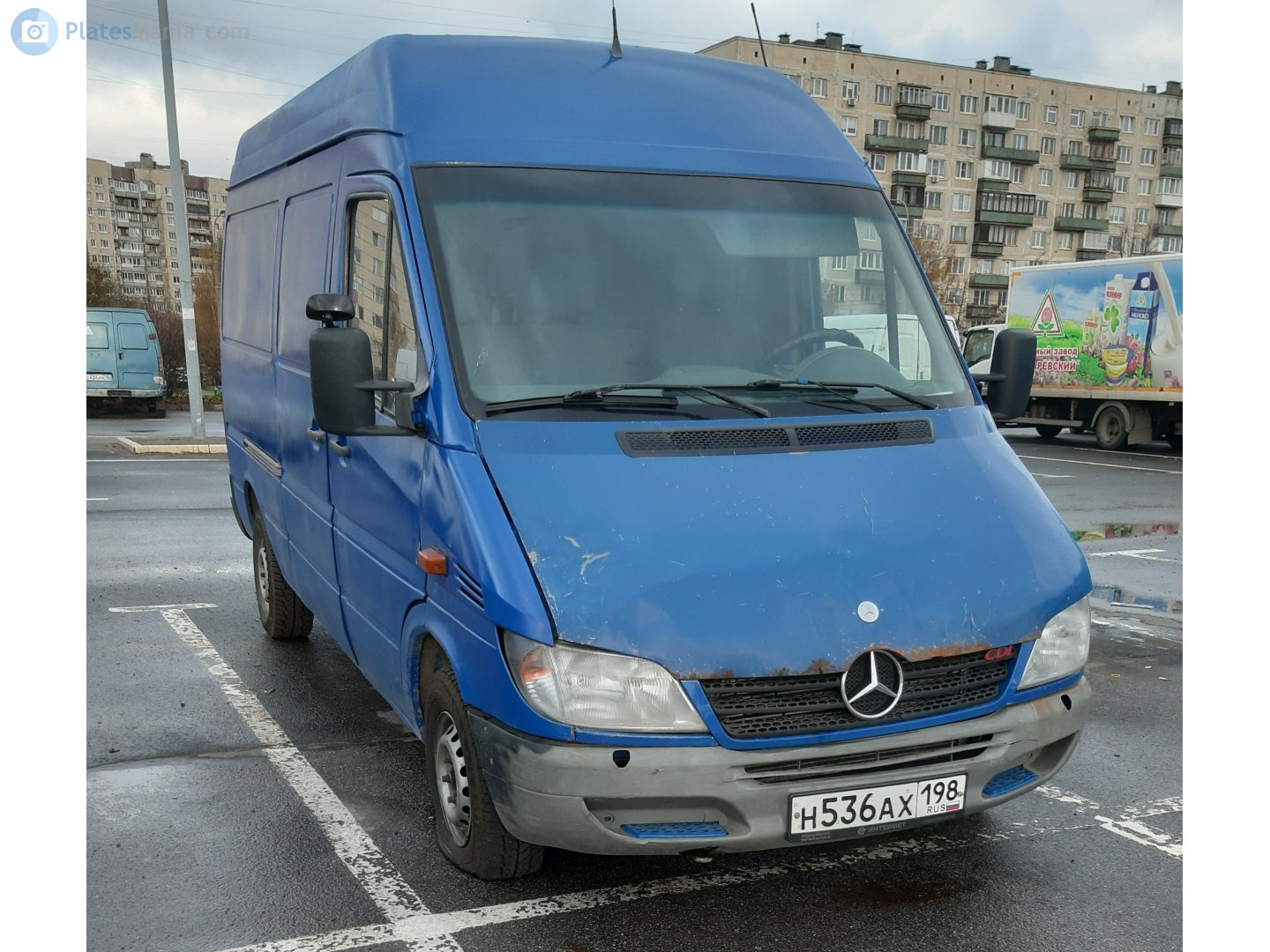 н 536 ах 198, Mercedes-Benz Sprinter 1st gen (Classic) (W901–905), facelift, 2000–2006 (2013–2018 for CIS-market)