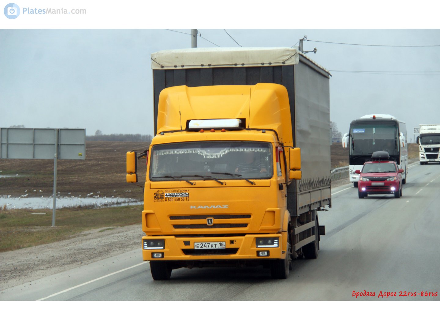 е 247 кт 18, KamAZ 4308 4308, facelift, 2010–
