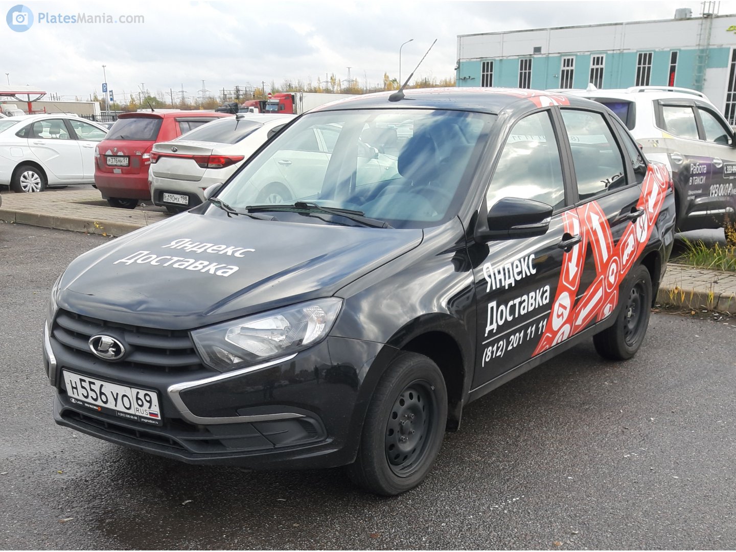 н 556 уо 69, Lada (VAZ) 2190 Granta 2190, facelift, 2018–