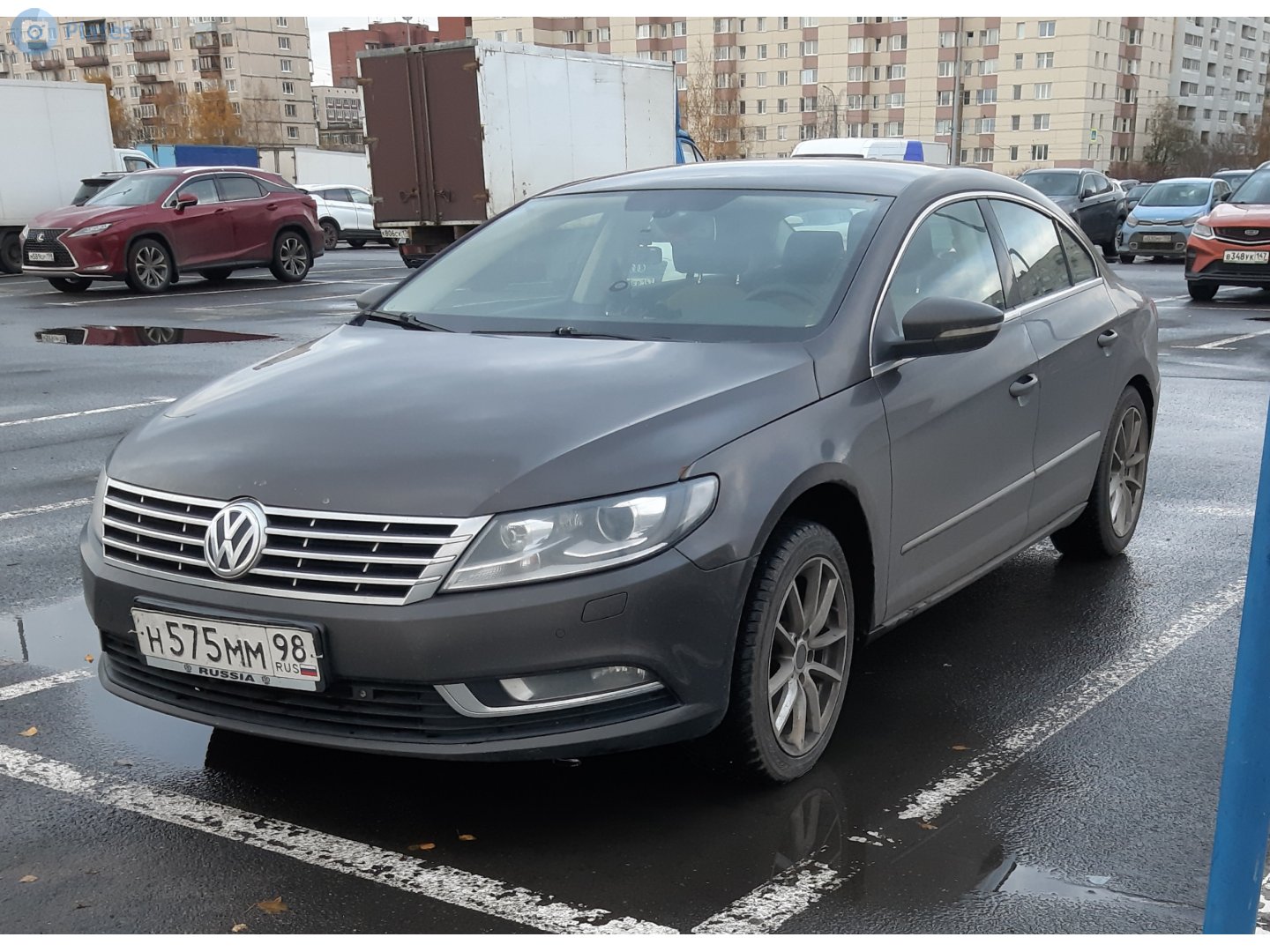 н 575 мм 98, Volkswagen Passat CC 1st gen (35), facelift, 2012–2018