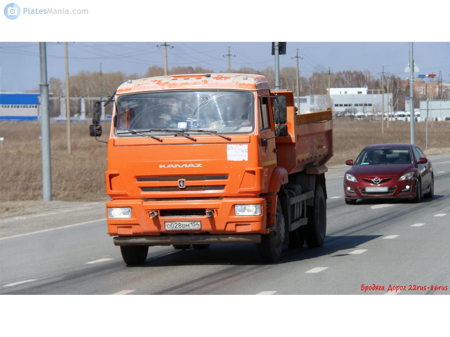 о 028 вм 154, KamAZ 4325 43255, 2007–