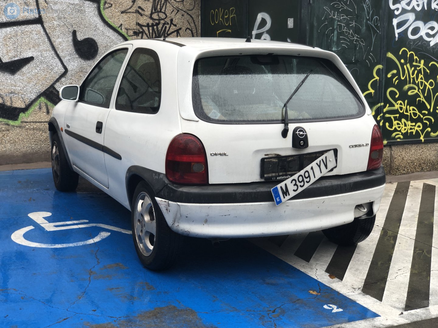 M 3991 YV, Opel Corsa 2nd gen (Lite) 3-door Hatch (B; S93), 1993–2000 (–2007 for ZA-market)