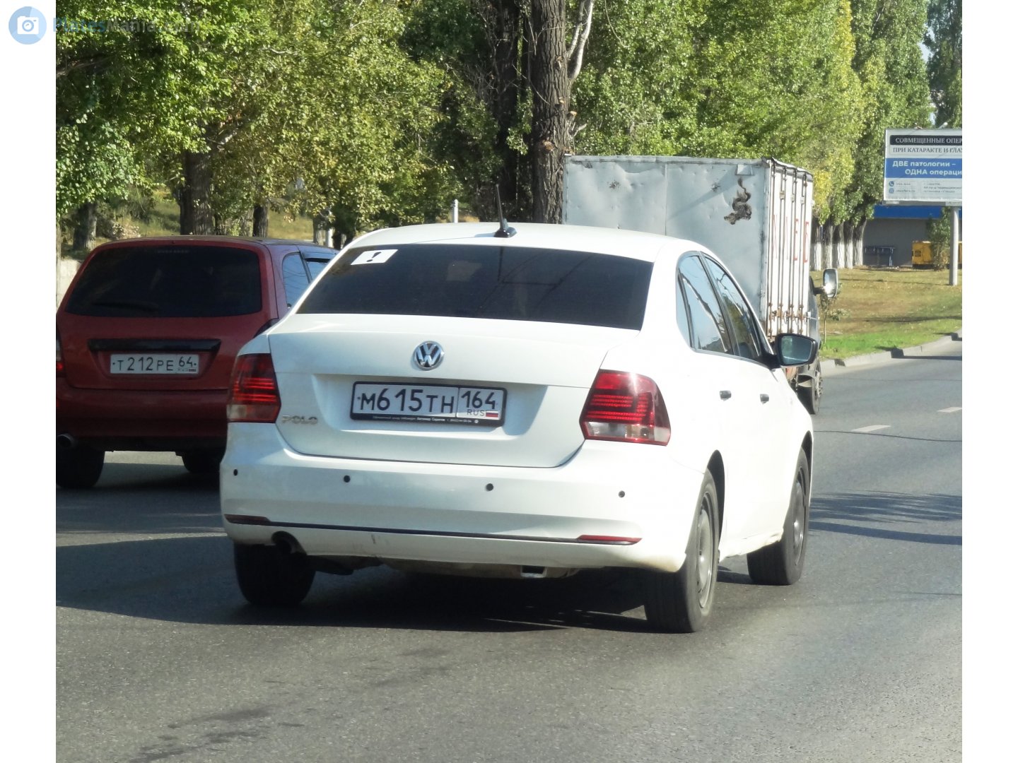 м 615 тн 164, Volkswagen Polo 5th gen Sedan (A05), 1st facelift, 2015–2020