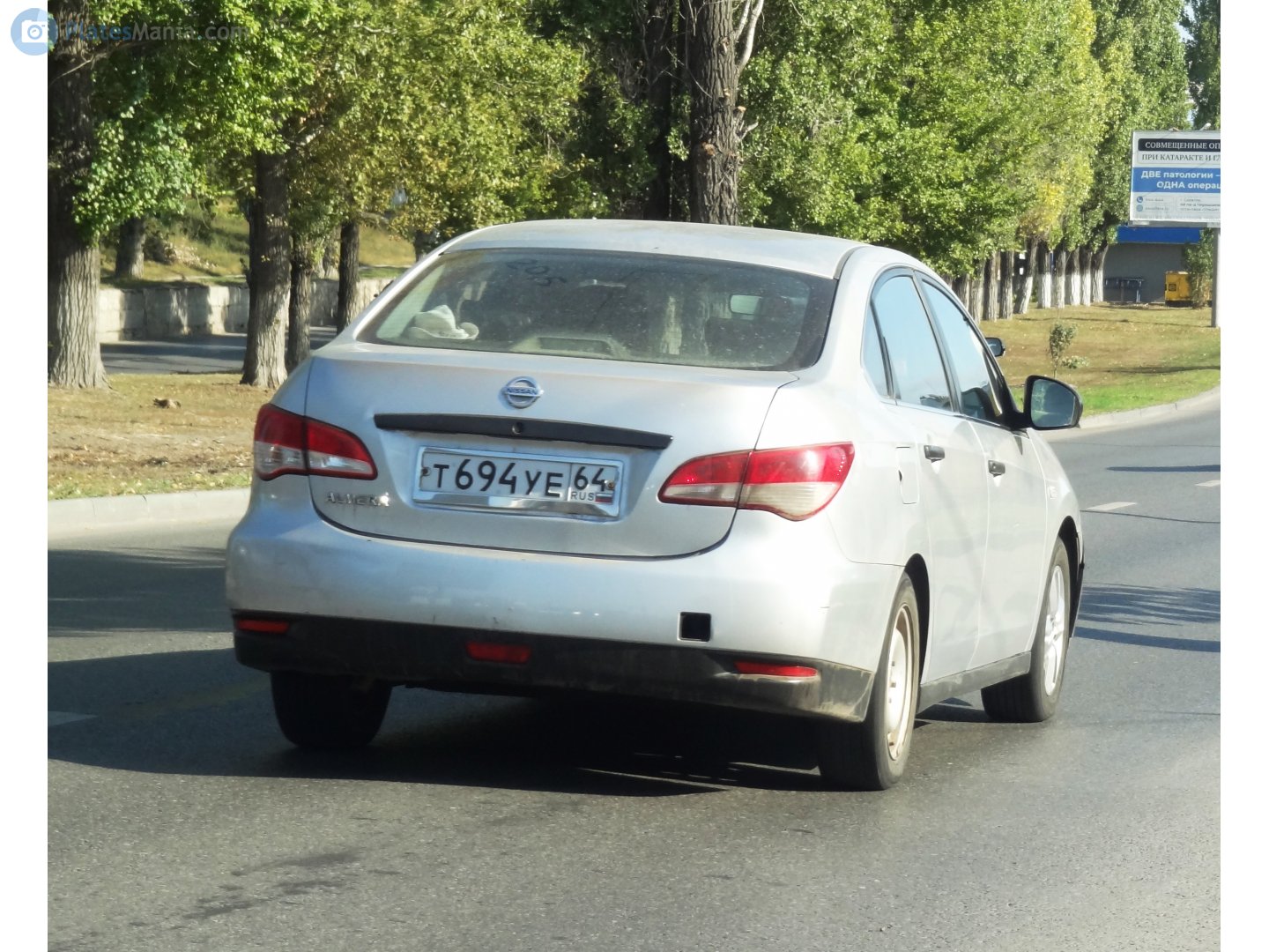 т 694 уе 64, Nissan Almera 3rd gen Sedan (G11; CIS-market), 2012–2018