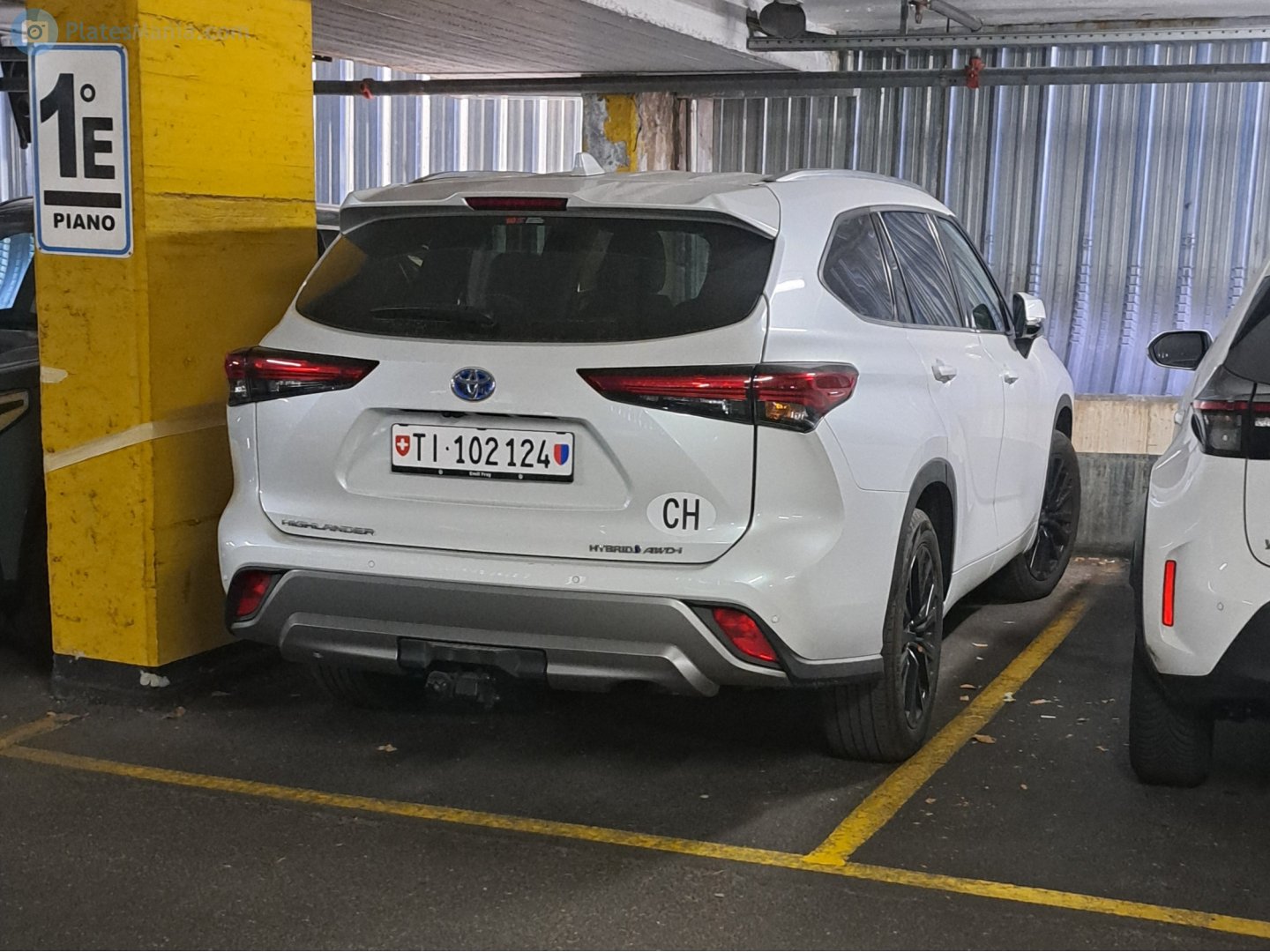 TI 102124, Toyota Highlander 4th gen (XU70), 2019–